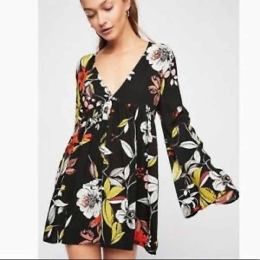 Free People Bella Top in Black